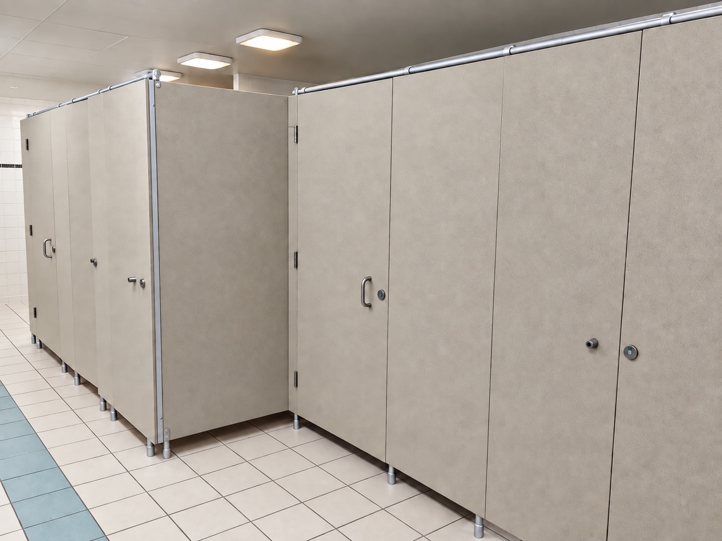 PRIVACY 2000 restroom partitions at a major US food processing plant in Ohio